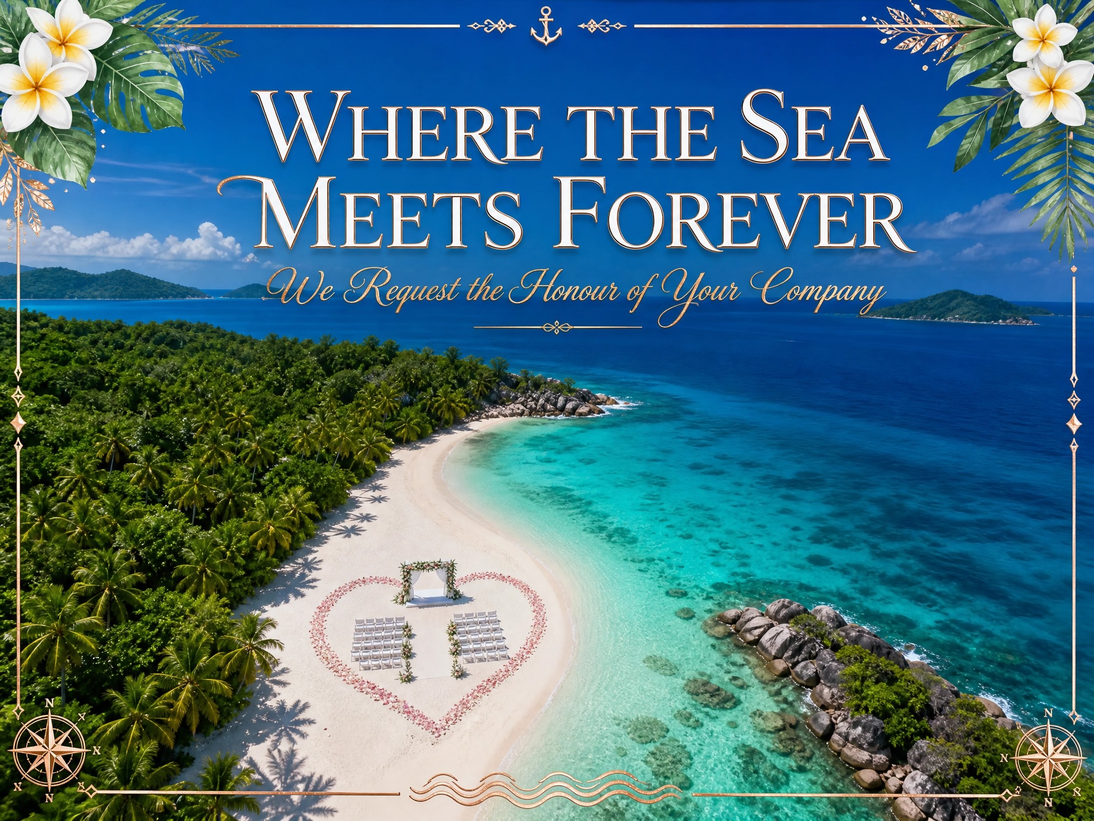destination wedding by the beach