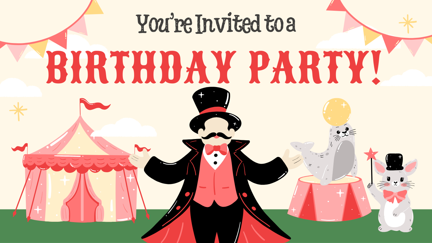 circus birthday theme