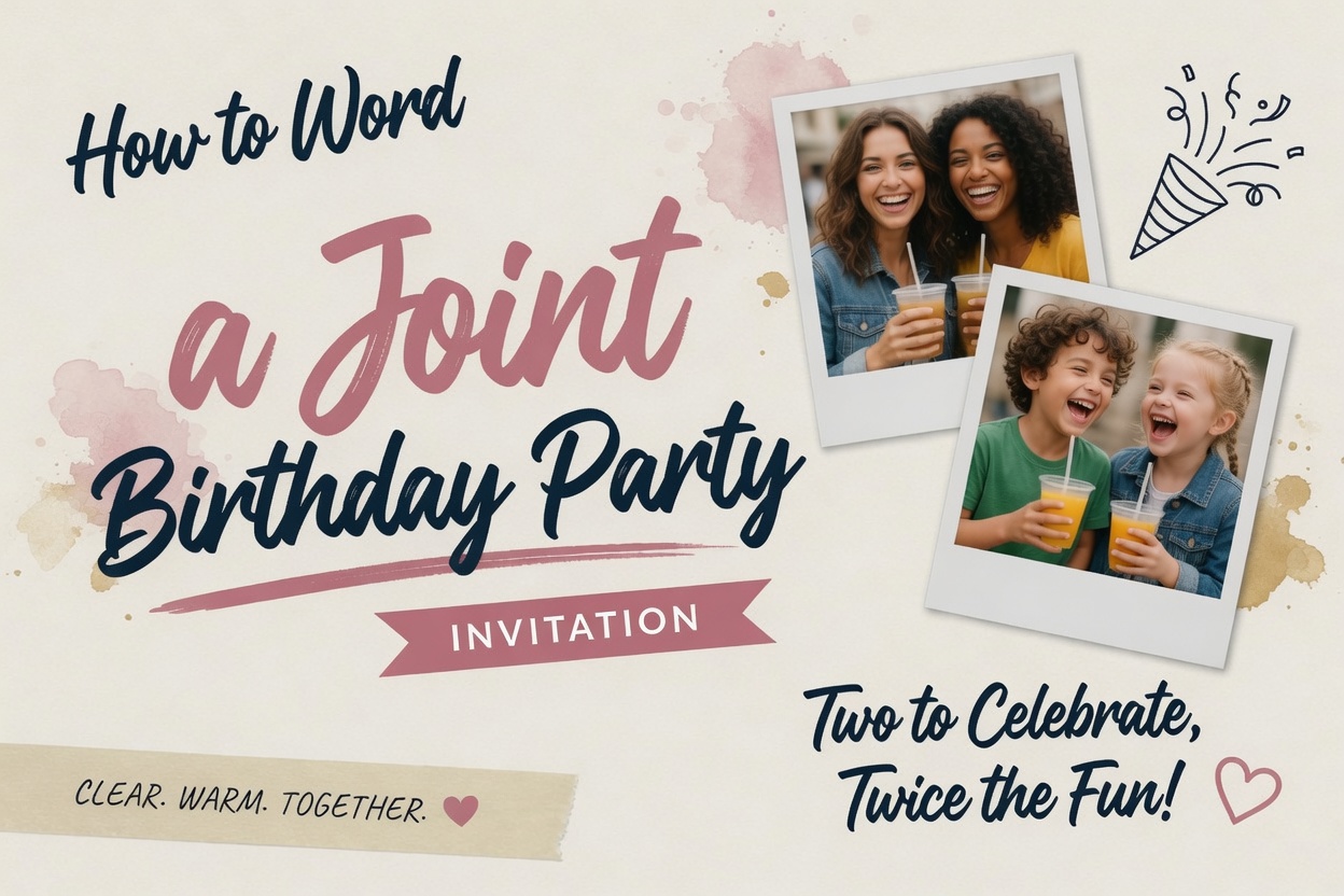 joint birthday party announcement