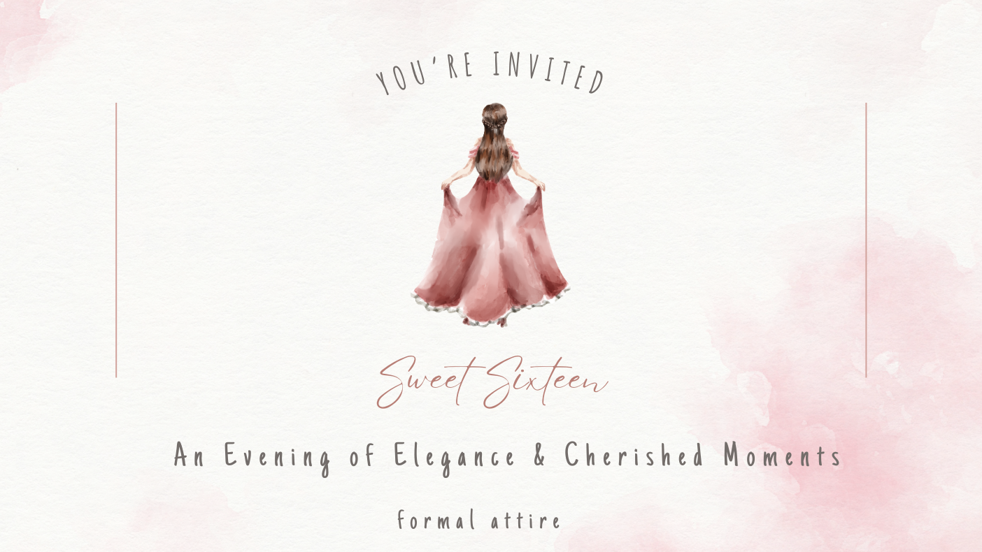Photo Sweet 16 Invitations