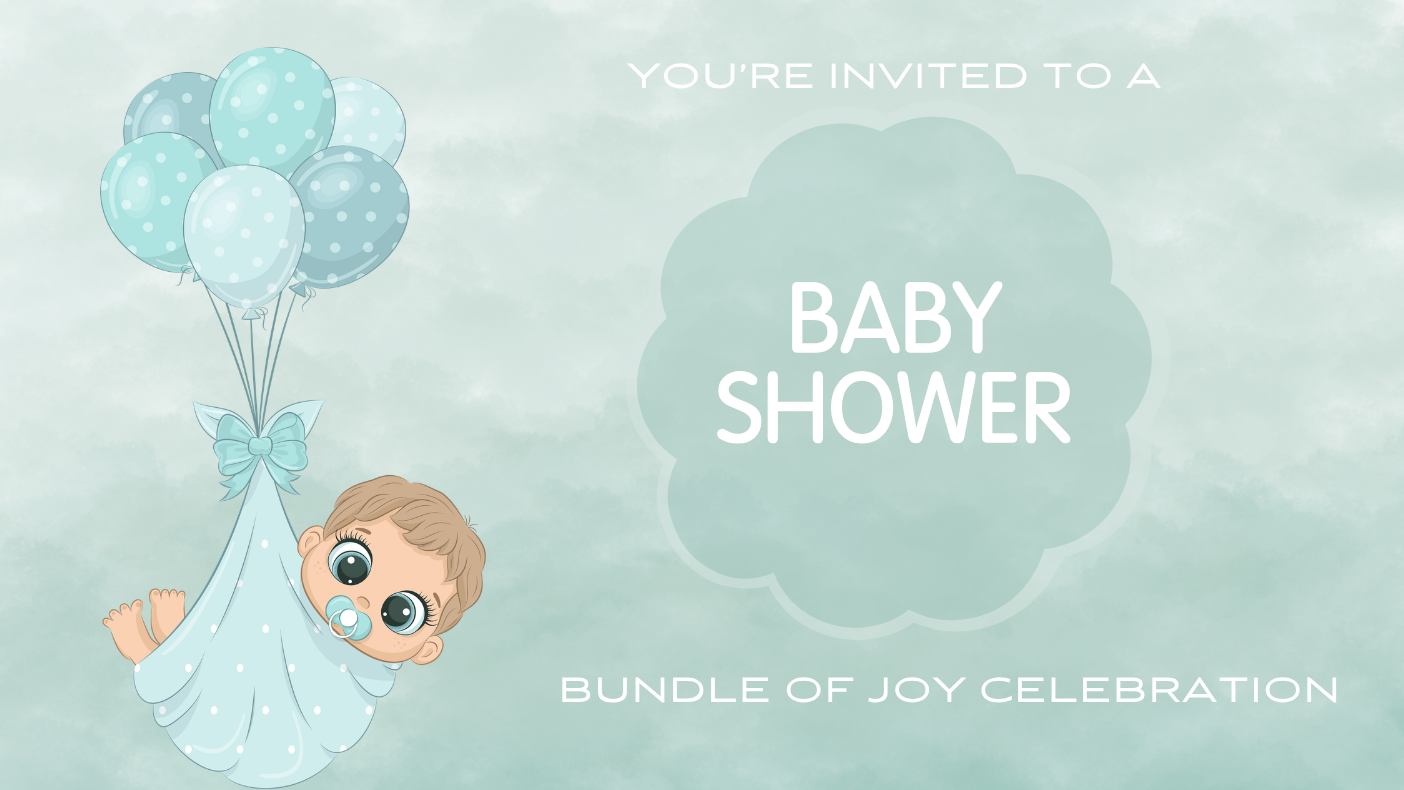 cute baby shower invitation