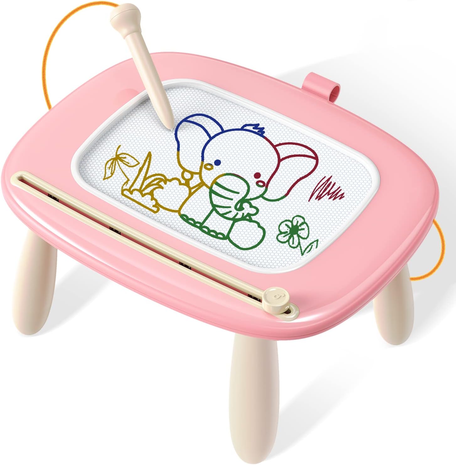 magnetic drawing board in pink