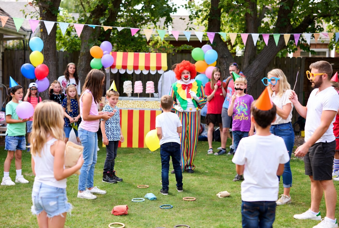 circus in the backyard