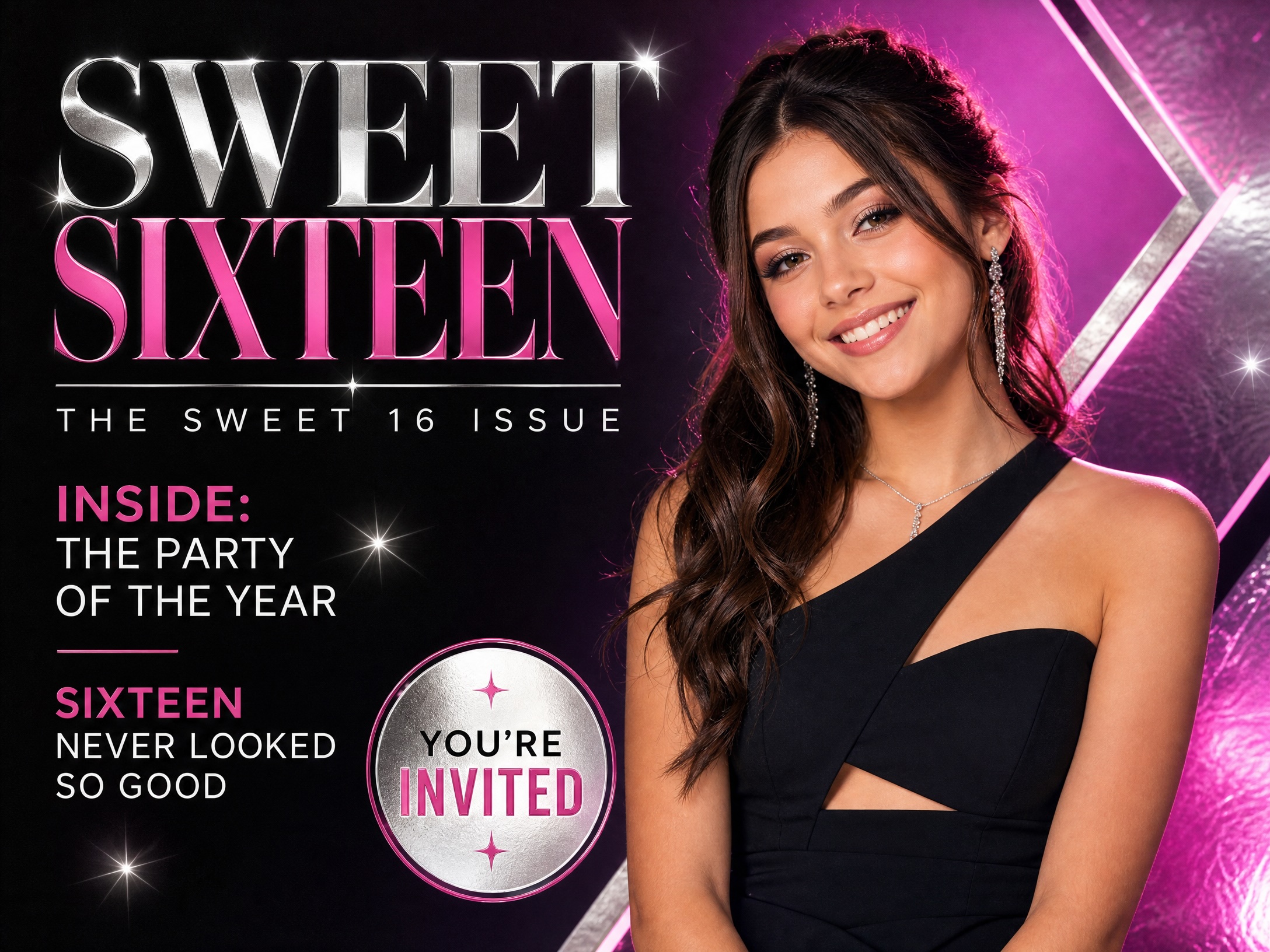 Magazine Cover Invitation