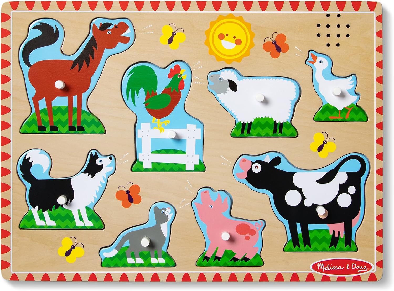 Melissa & Doug sound puzzle with farm animals