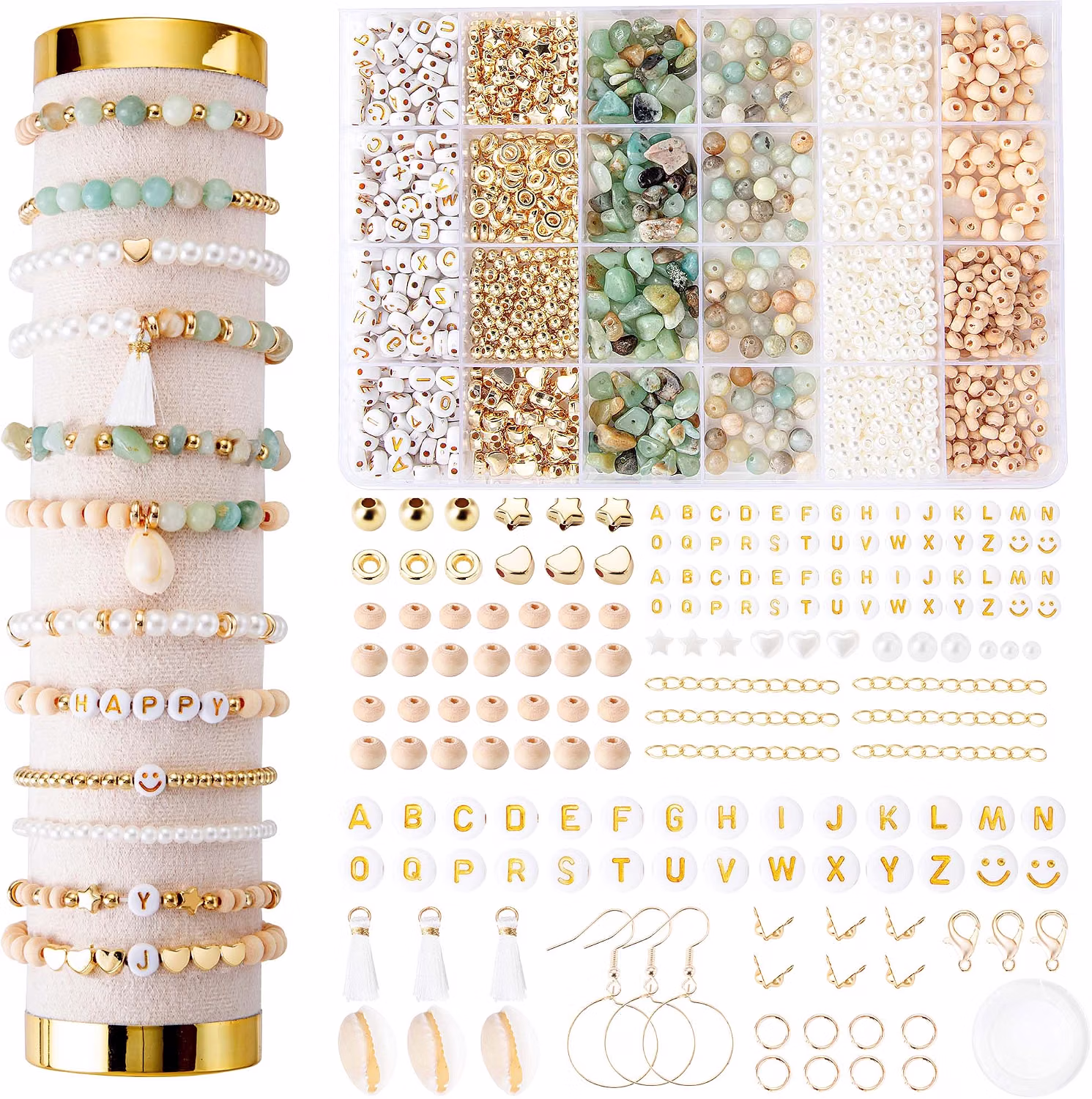 natural stone jewelry making kit