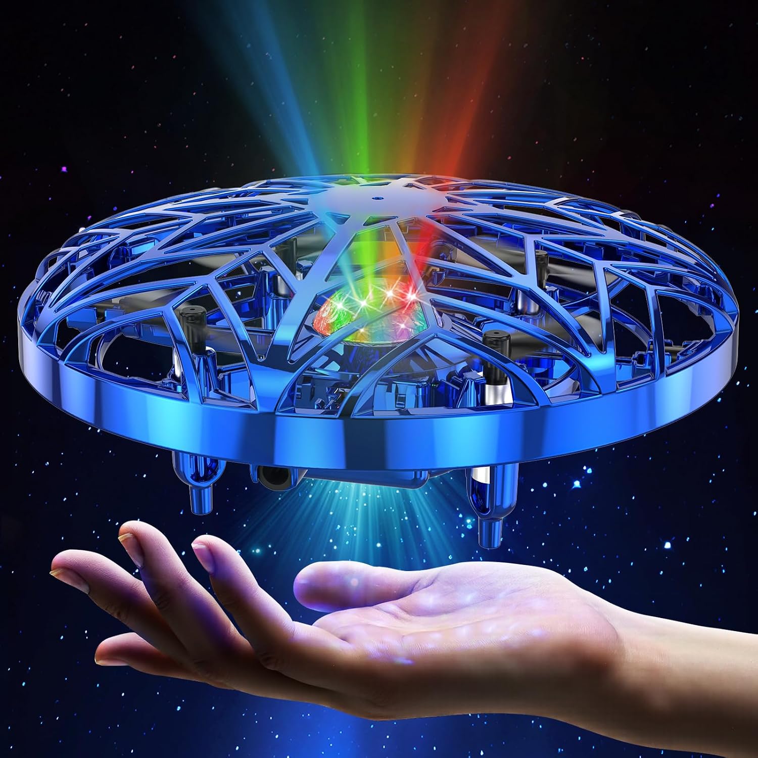 hand operated drone toy