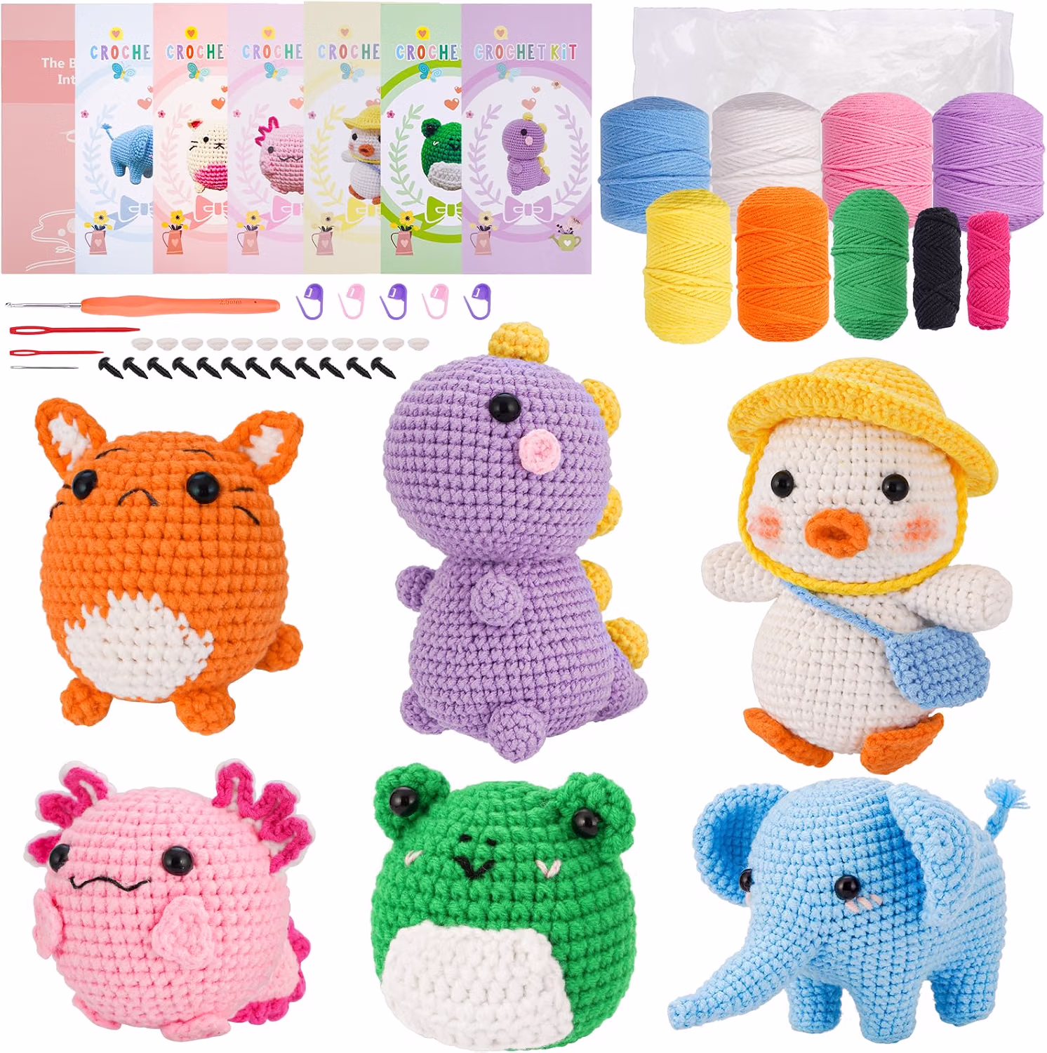 beginner crochet kit for girls