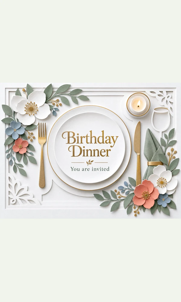 Birthday Dinner With Friends