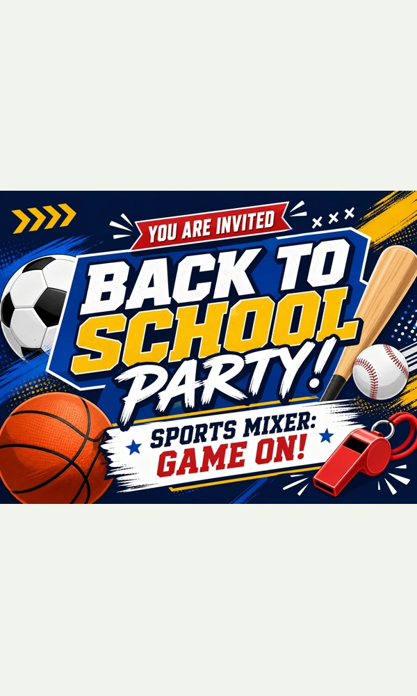 Back To School Sports Mixer