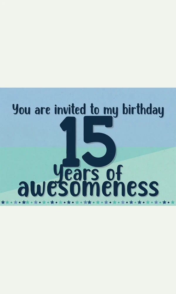 15 Years of Awesomeness