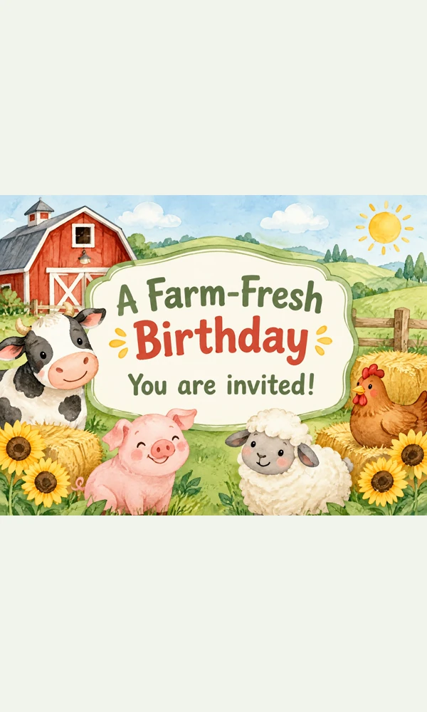 A Farm-Fresh Birthday
