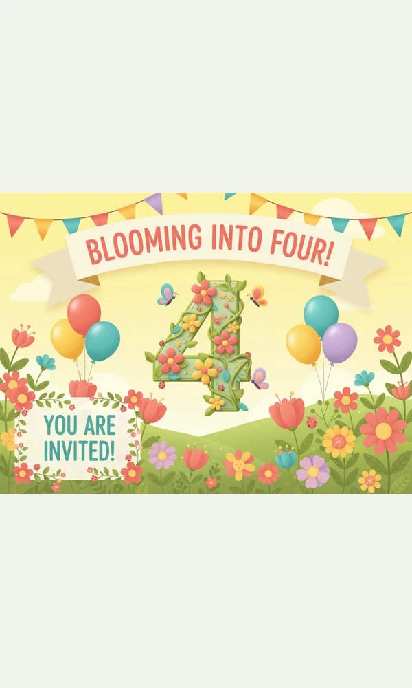 Blooming Into Four