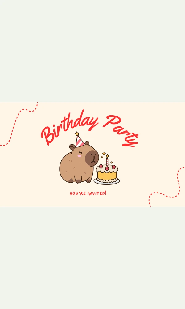 Capybara's Cake