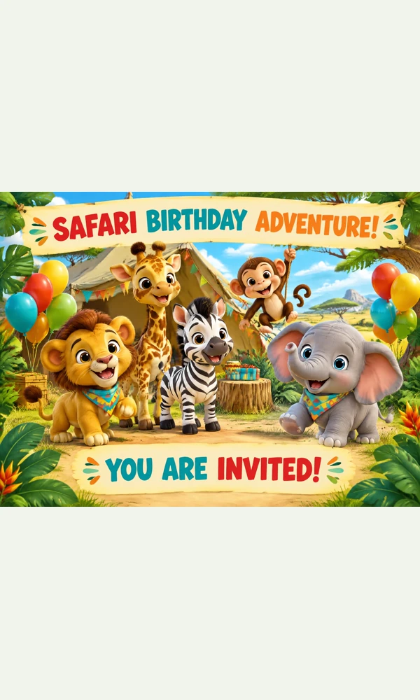 Safari Birthday Adventure
