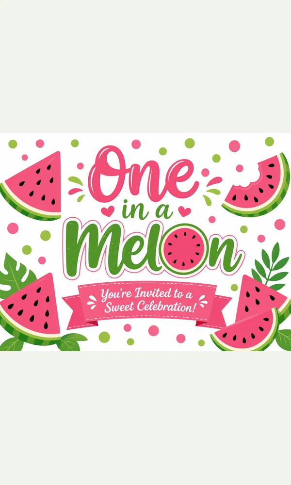 One In A Melon Birthday