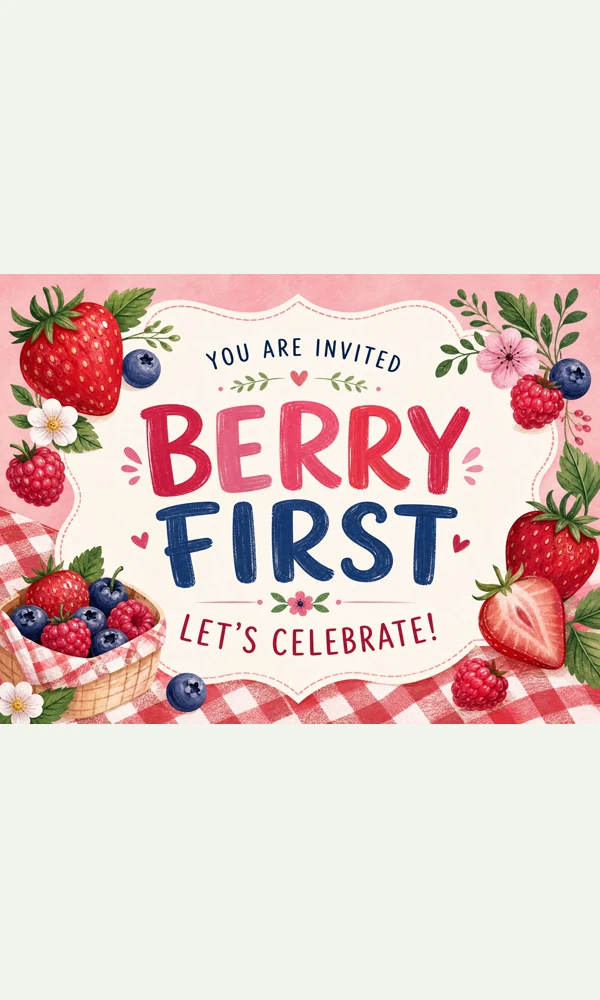 Berry First Invitation