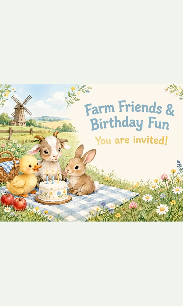 Farm Birthday Fun