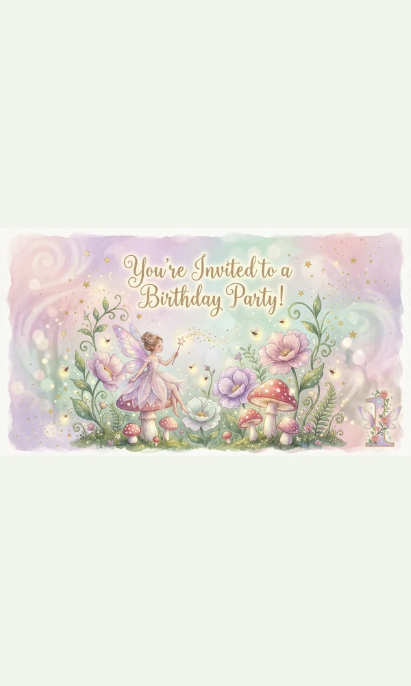 Fairy First Birthday
