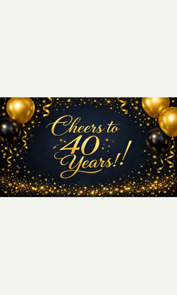 Cheers to 40 Years