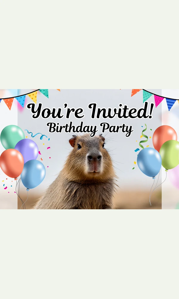 Capybara Celebration