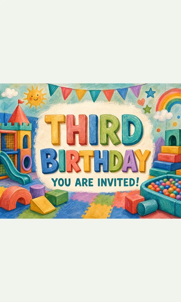 Third Birthday Fun