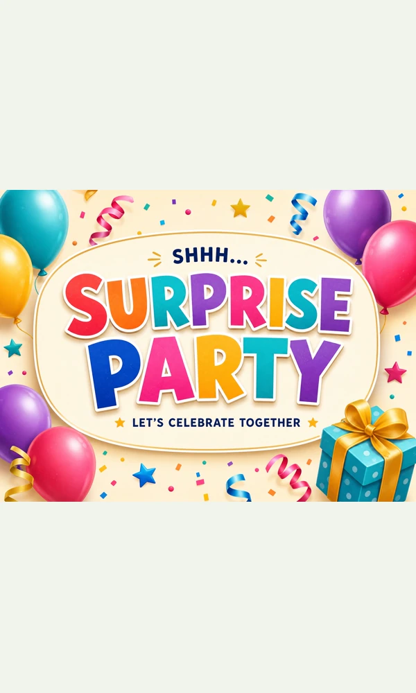 Surprise Party Invitation