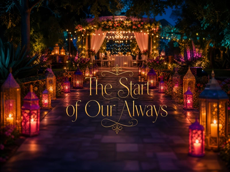 The Start of Our Always — Wedding Invitation, Evening Charm
