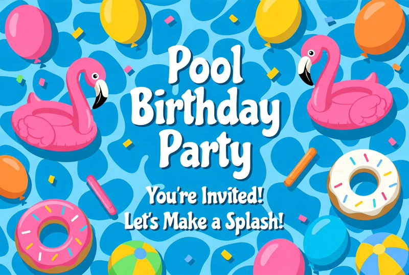 Floats and Fun — Pool Party Birthday, Summer, Flamingo, Float, Summer, Swim