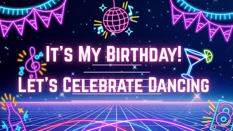 Bring Your Dancing Shoes — Disco, 80s, Retro, Neon, Dance Party, Club