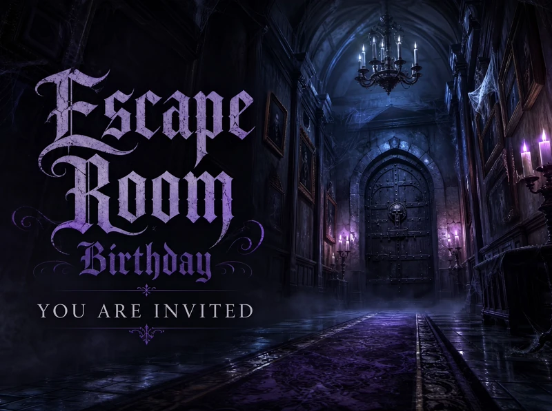 Dracula Escape — Escape Room Birthday, Escape Room, Gothic, Castle
