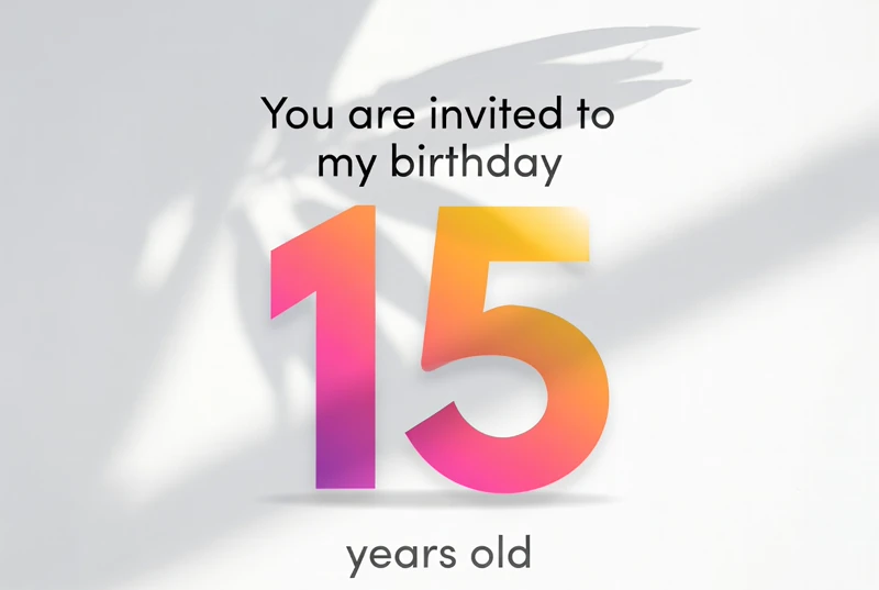 Sunny 15 — 15th Birthday, Fifteenth, Tropical