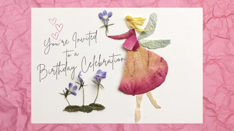 Fairy Garden — Fairy Birthday, Princess, Flowers, Pink