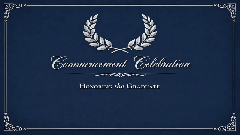 Commencement Celebration — Commencement Invitation, Commencement Party, Graduation Invitation, Grad