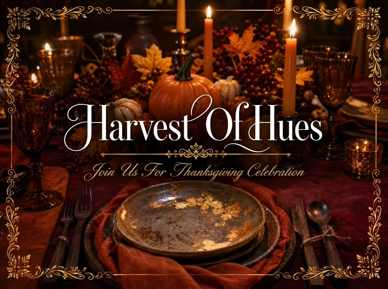 Thanksgiving Dinner Invitation