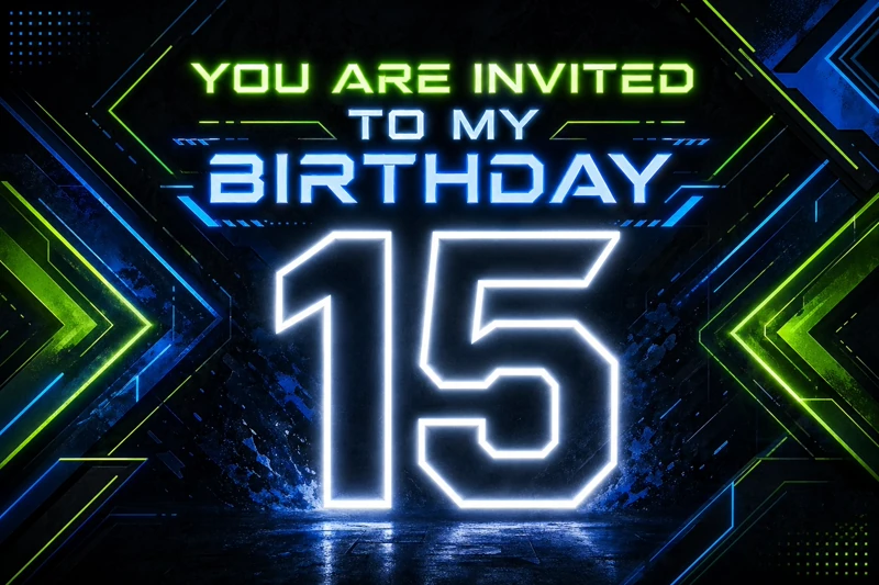 Game Is On — 15th Birthday, Fifteenth, Video Game, Gaming