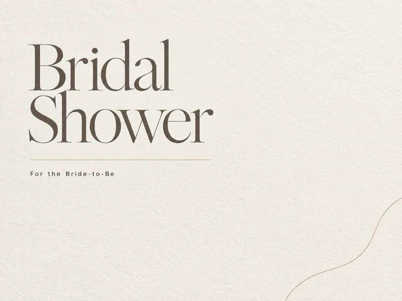 For The Bride-To-Be