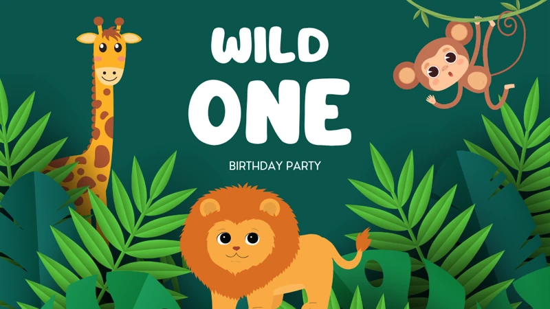 Wild One Celebration — Zoo, First Birthday, Animals, Jungle, Wild One Birthday