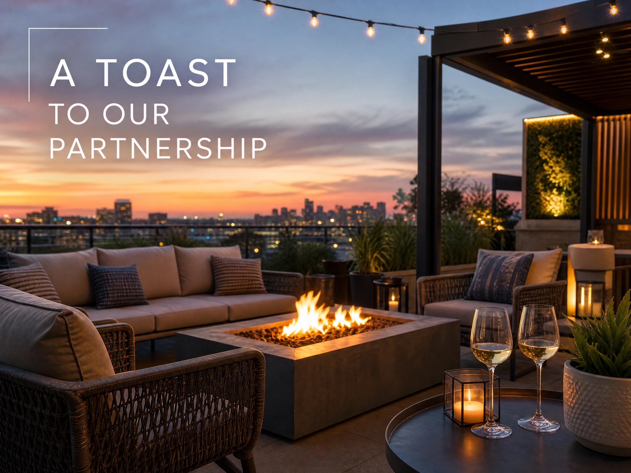 A Toast To Our Partnership