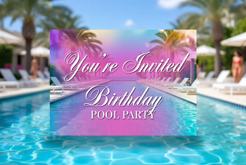 Pool Birthday — Pool Party Birthday, Swimming, Summer