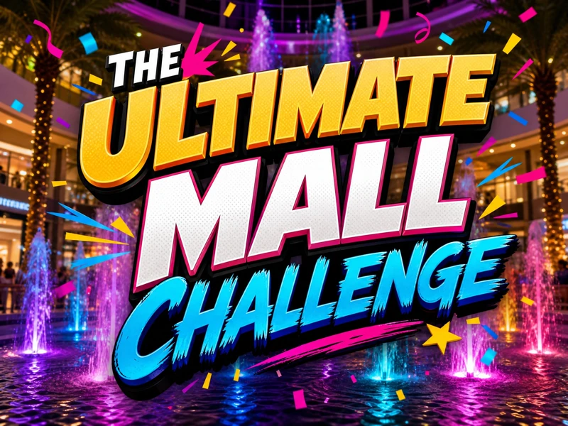 The Ultimate Mall Challenge — Mall Scavenger Hunt, Shopping, Mall