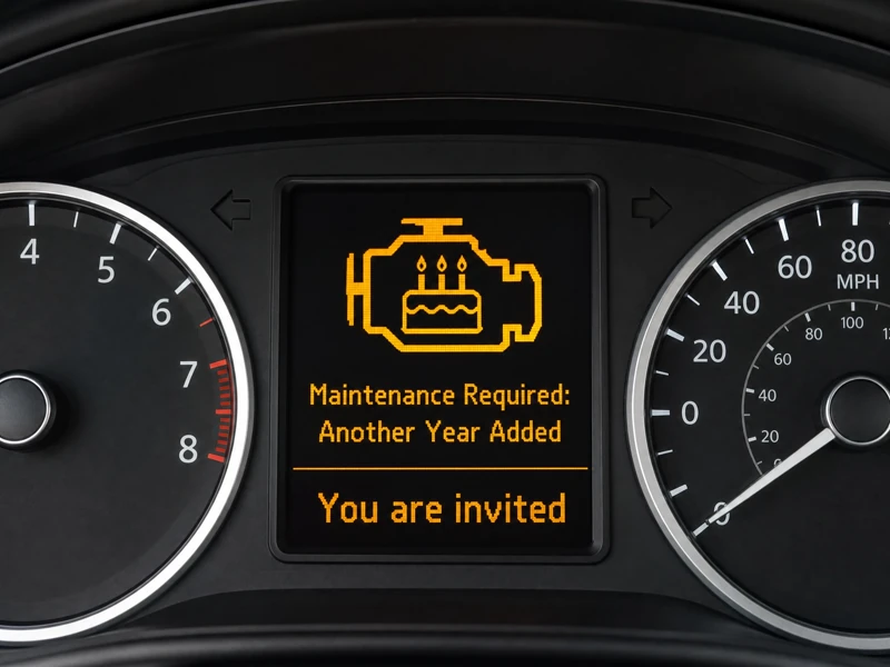 Technical Systems Report — Funny, Engine, Car, Dashboard, Funny Invitation
