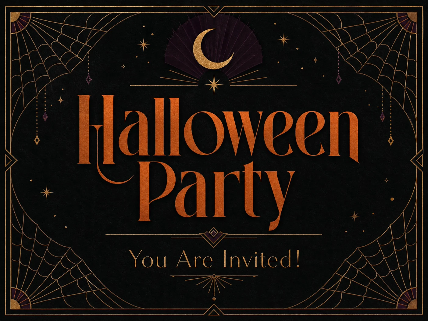 Noir Halloween — Halloween Party, Night, Noir