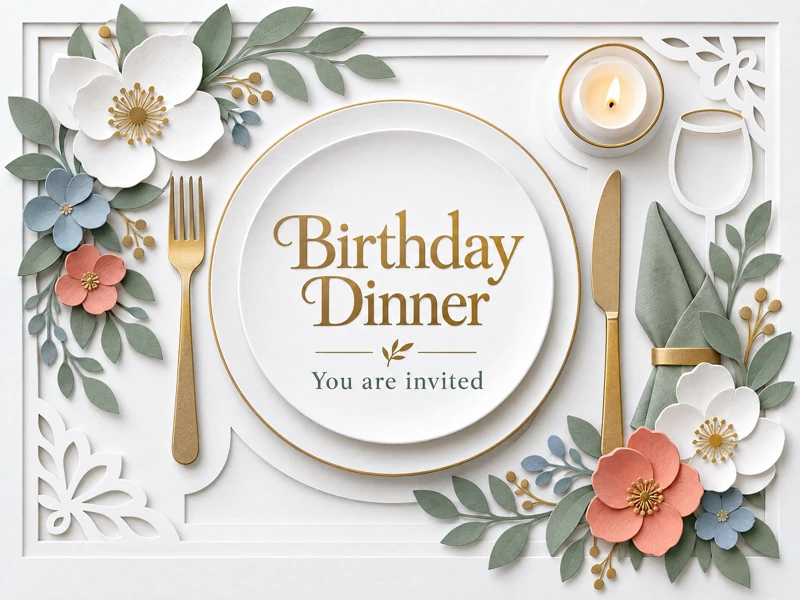 Birthday Dinner With Friends