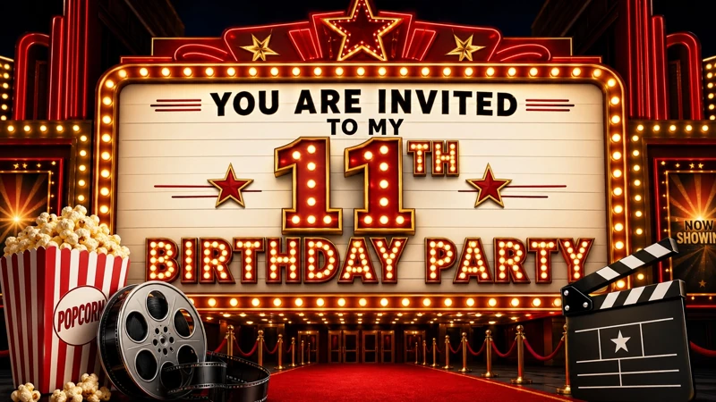 11th Movie Night — 11th Birthday, Movie Birthday