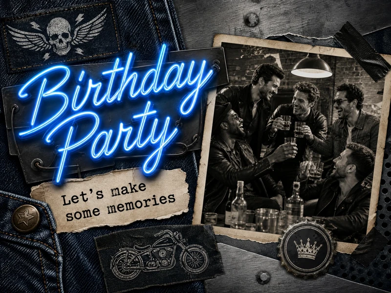 Making Memories — Birthday Party, Buddies, Bikes, Jeans
