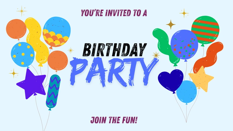 Pop of Fun — Balloons, Boy, Blue