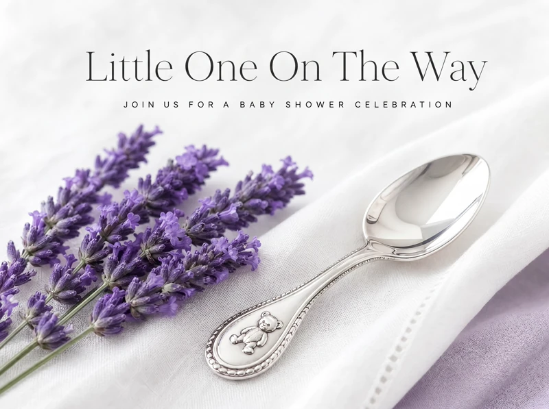 Lavender Fields — Baby Shower, Flower