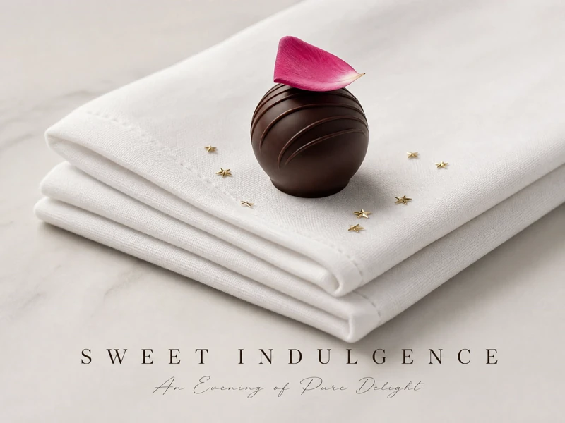 Sweet Indulgence — Dessert Party Invitation, Dinner Party, Chocolate