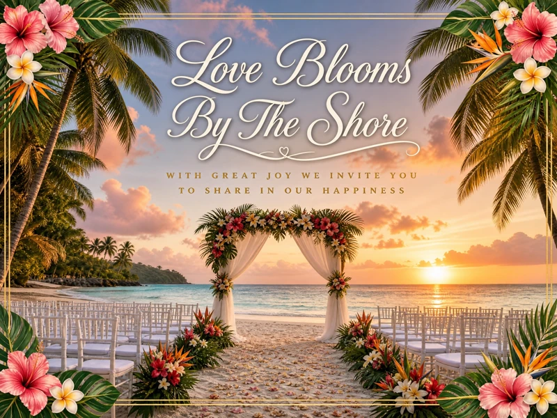Love Blooms By The Shore